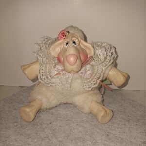 Lulu Lamb Vintage Russ Berrie Doll